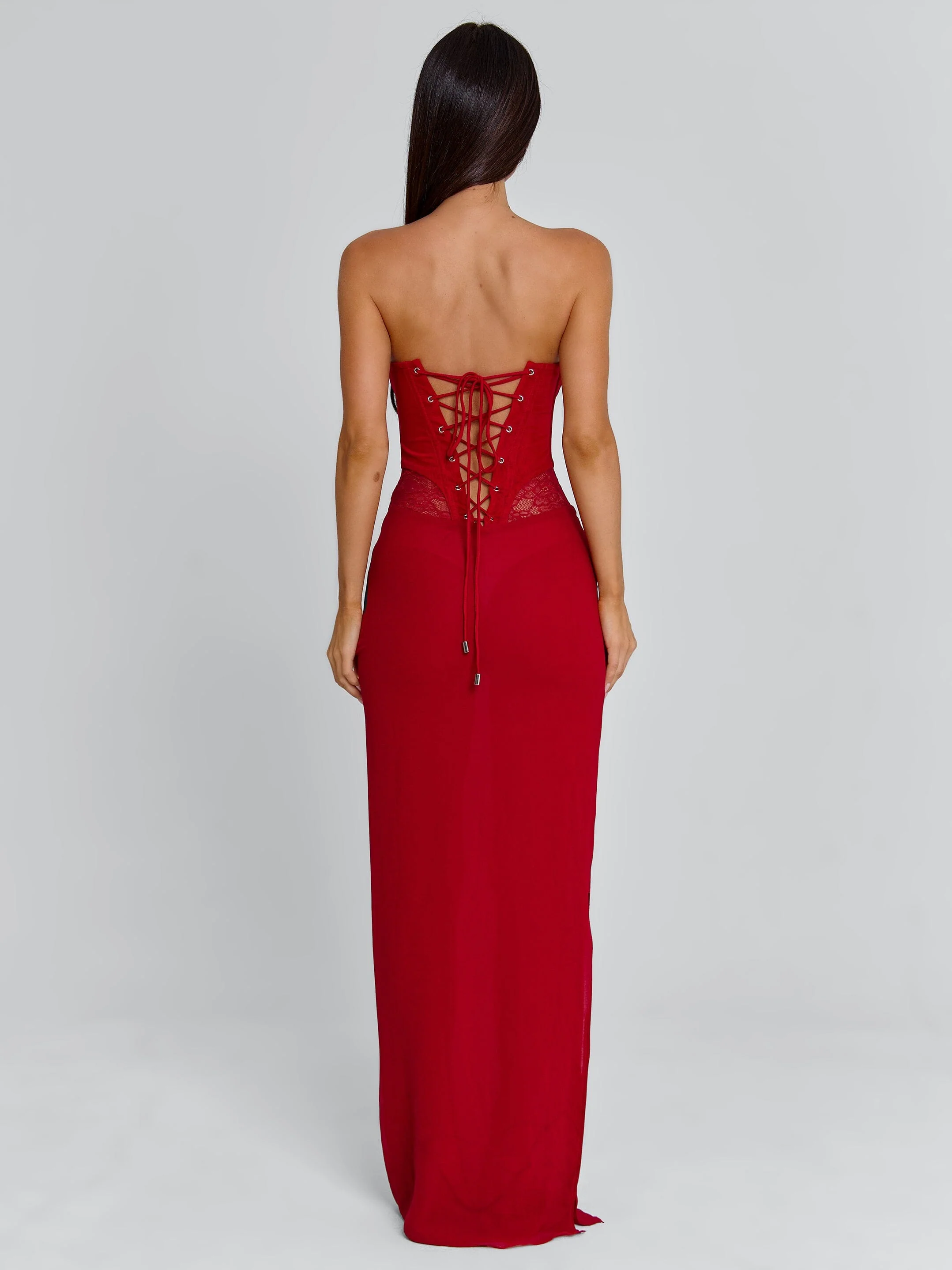 ALEXIAM MAXI DRESS RED - Image 6