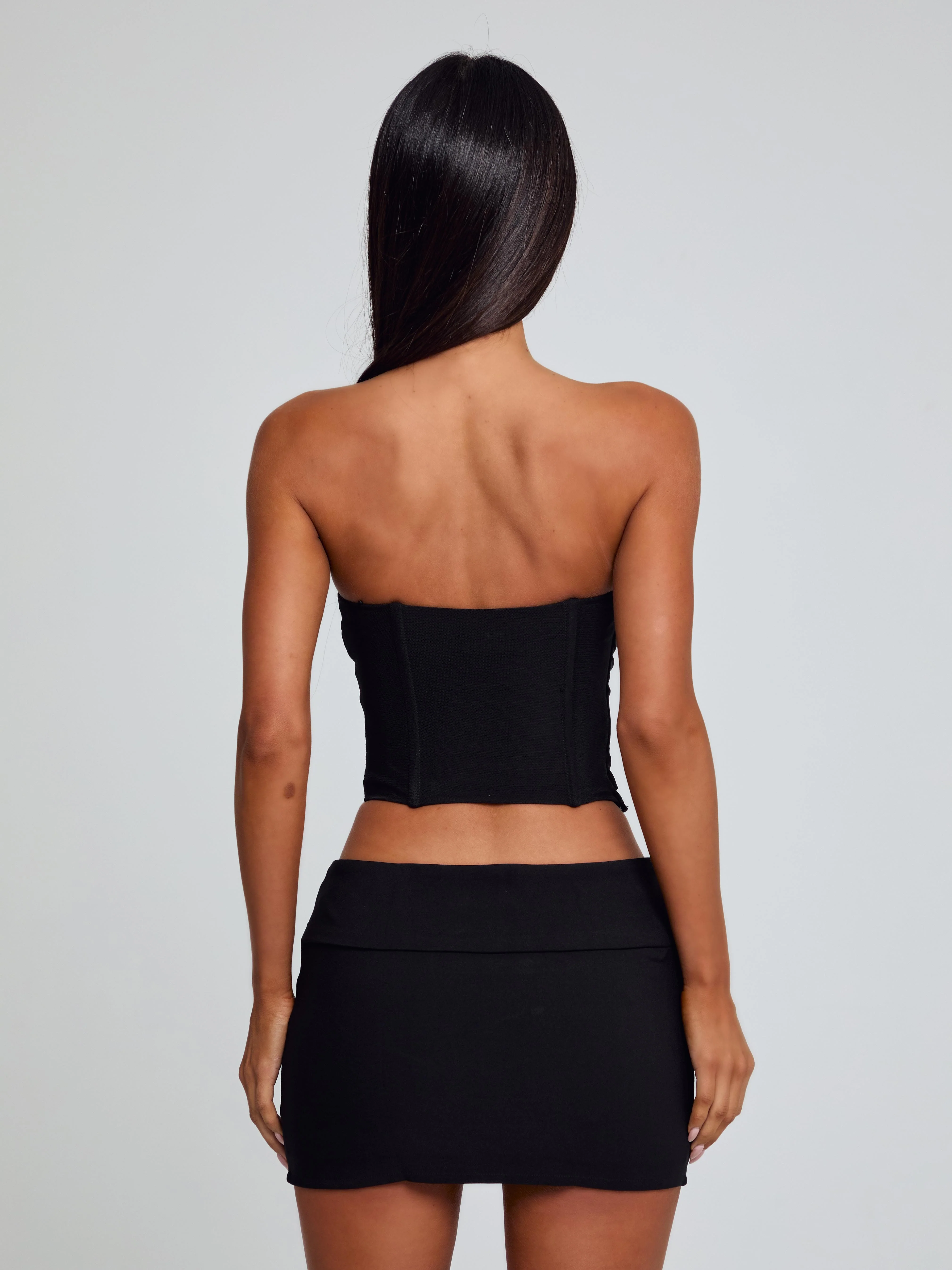 ELLIS MINI SKIRT BLACK - Image 4