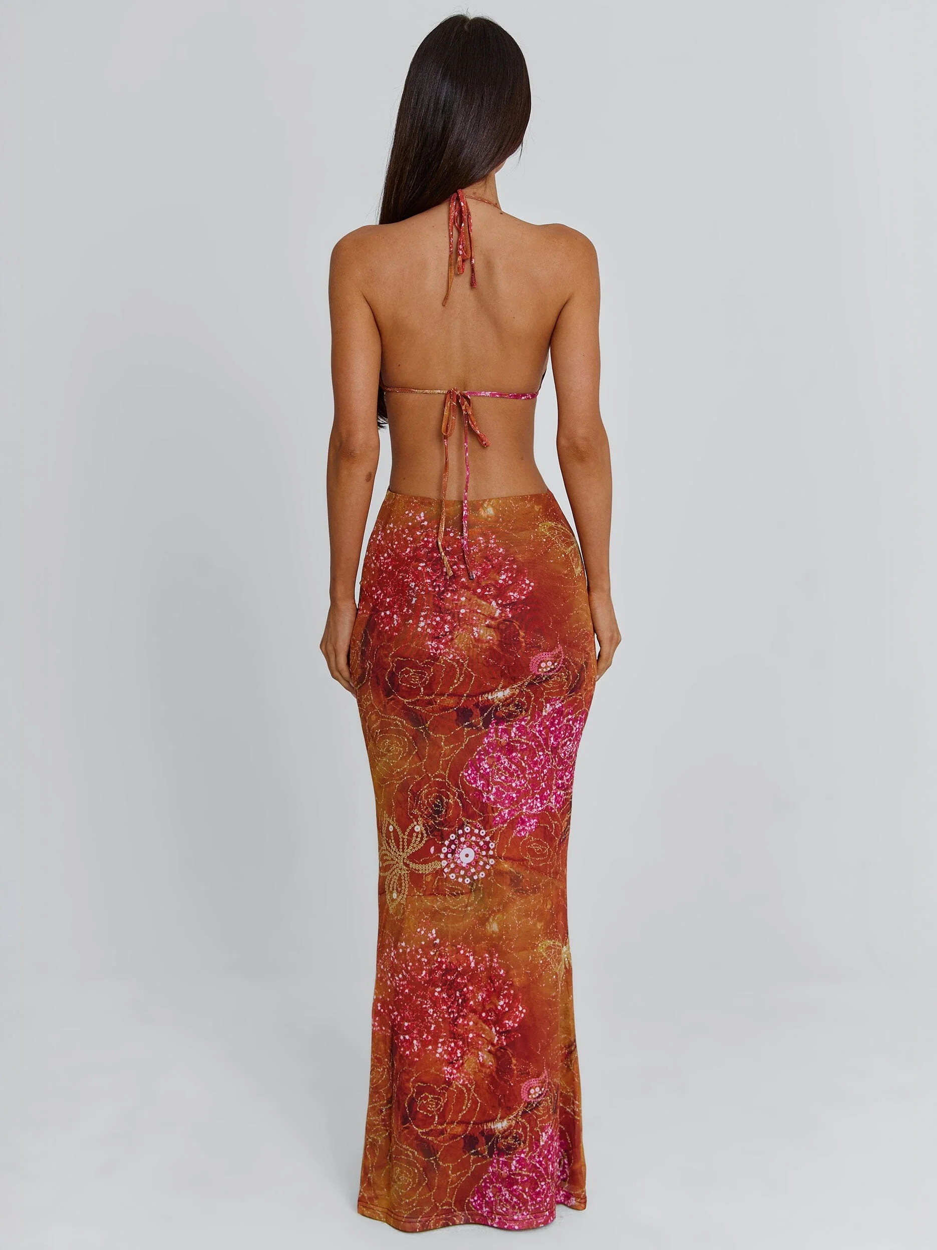 ESMERALDA MAXI DRESS GOLDEN CRYSTAL - Image 5