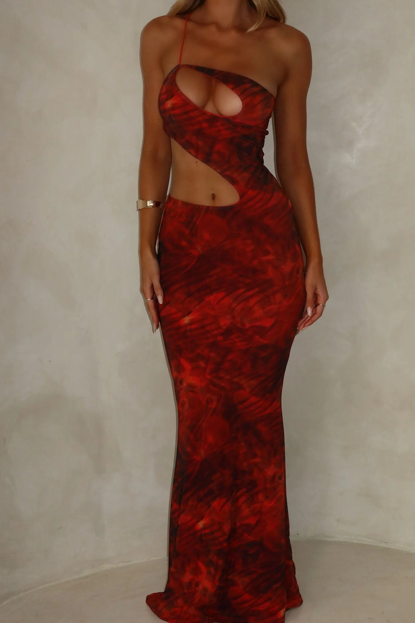 FERN MAXI DRESS ORANGE - Image 3