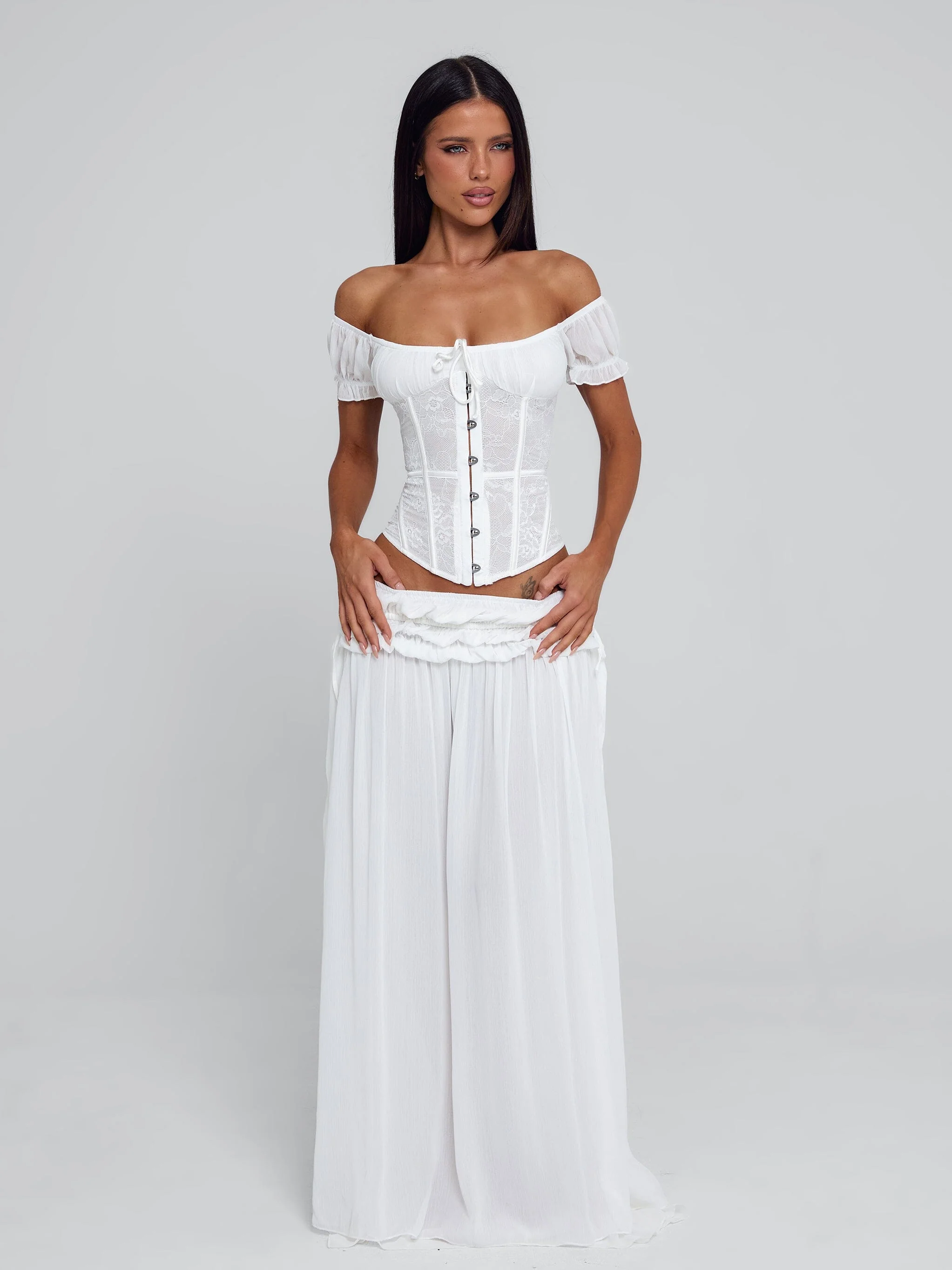 LUBELA CORSET TOP WHITE - Image 5