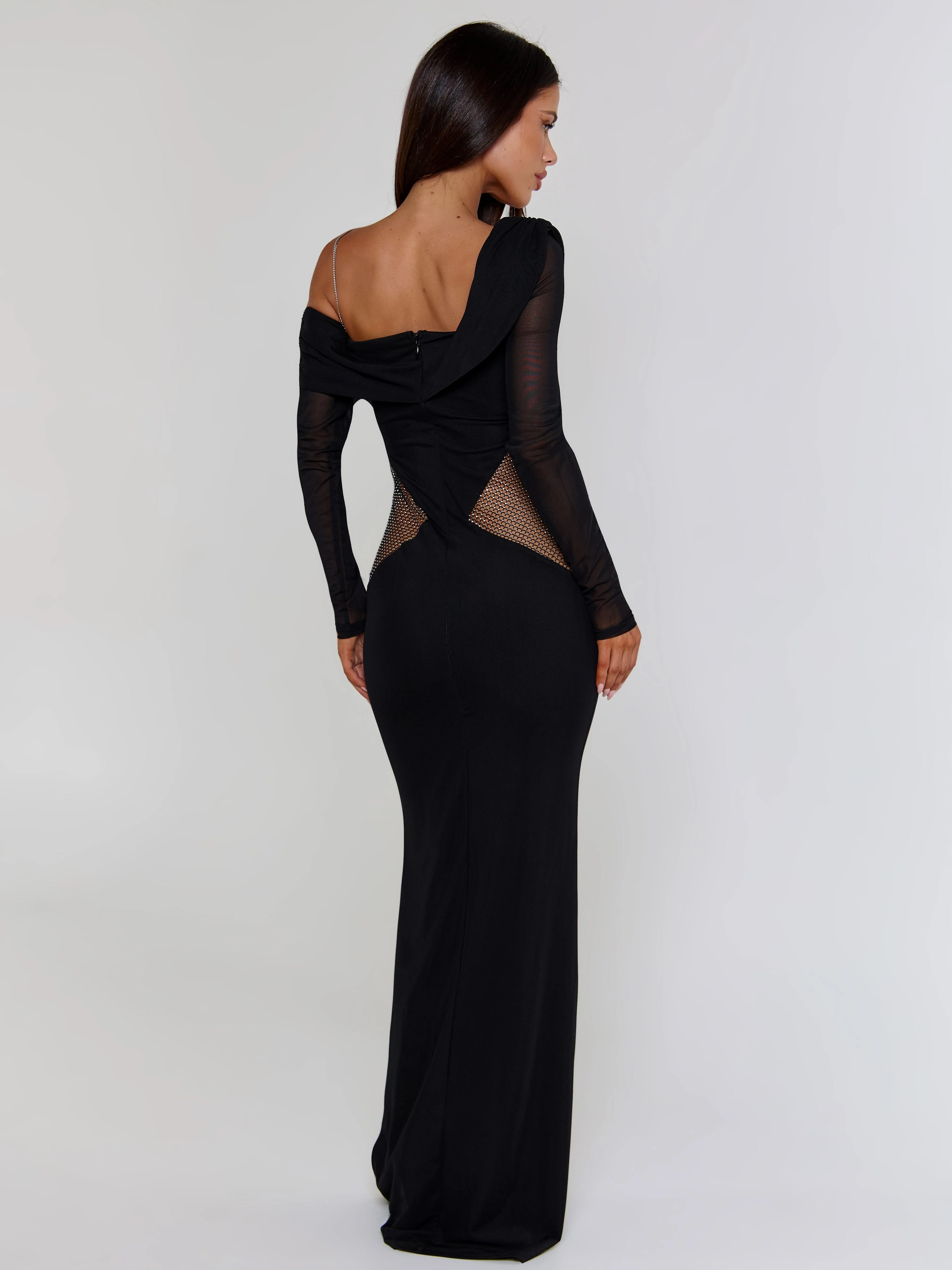 LUMINA MAXI DRESS BLACK - Image 5