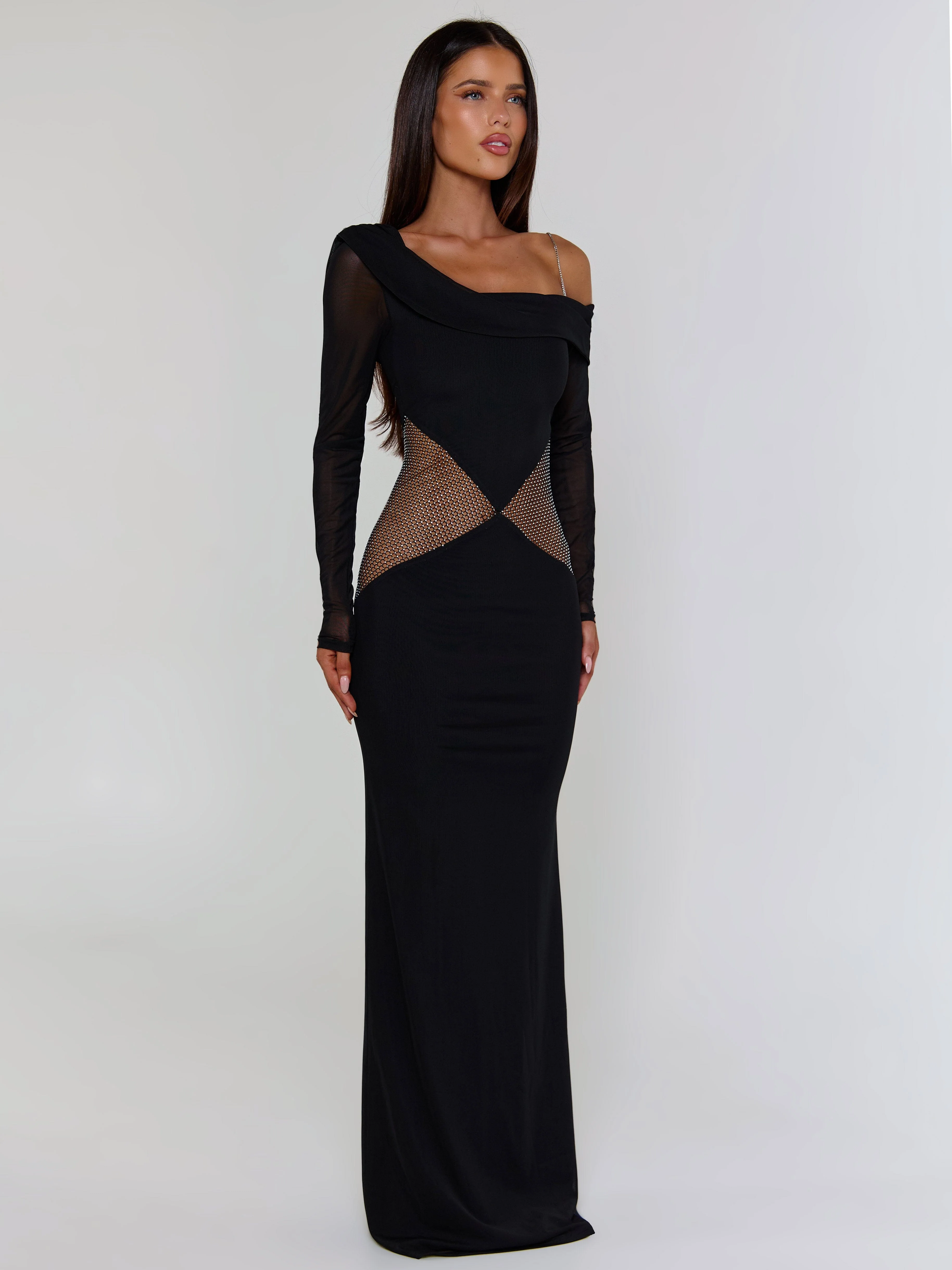 LUMINA MAXI DRESS BLACK - Image 7