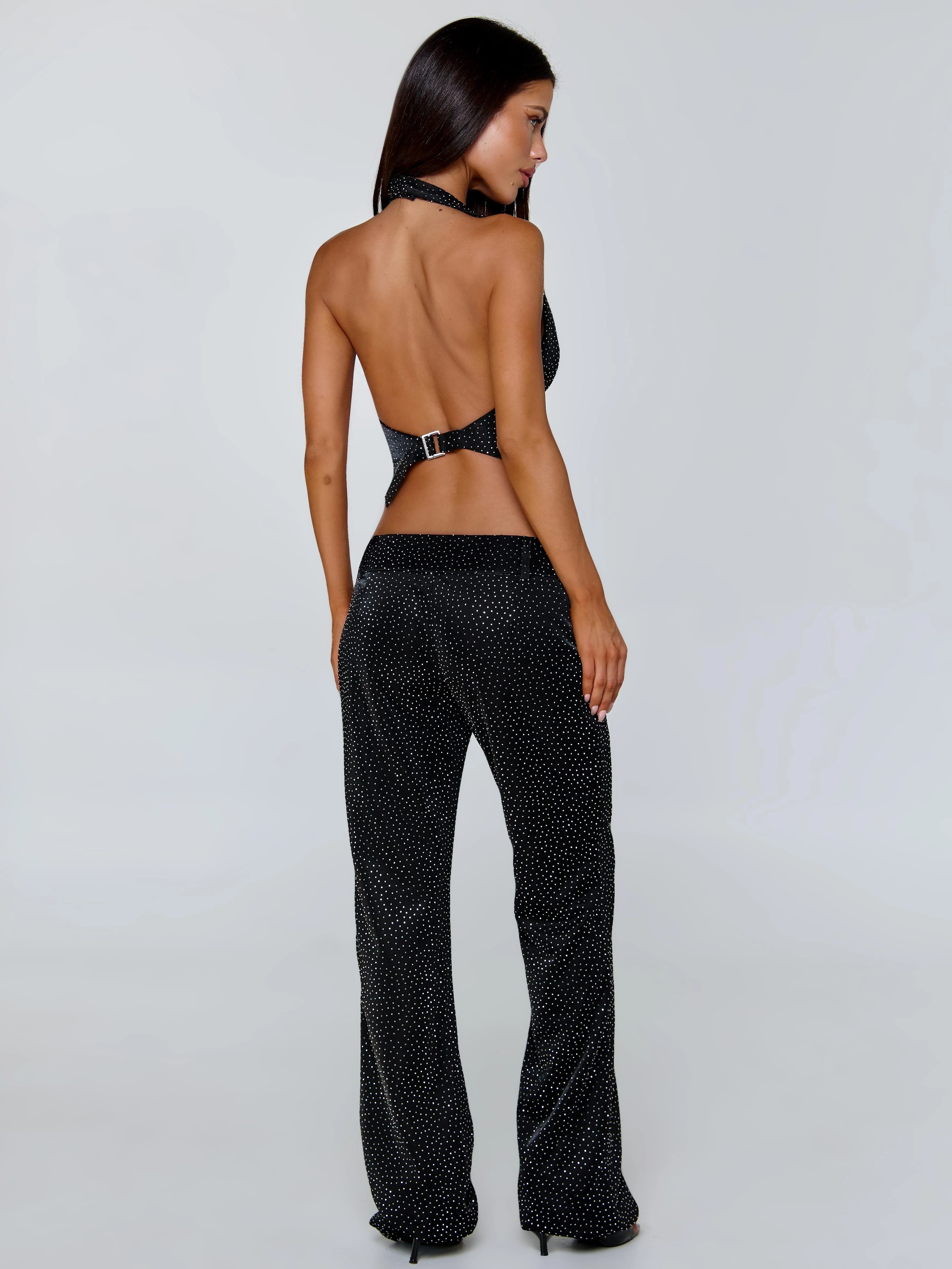 MARIAIS PANT BLACK SPARKLE - Image 5