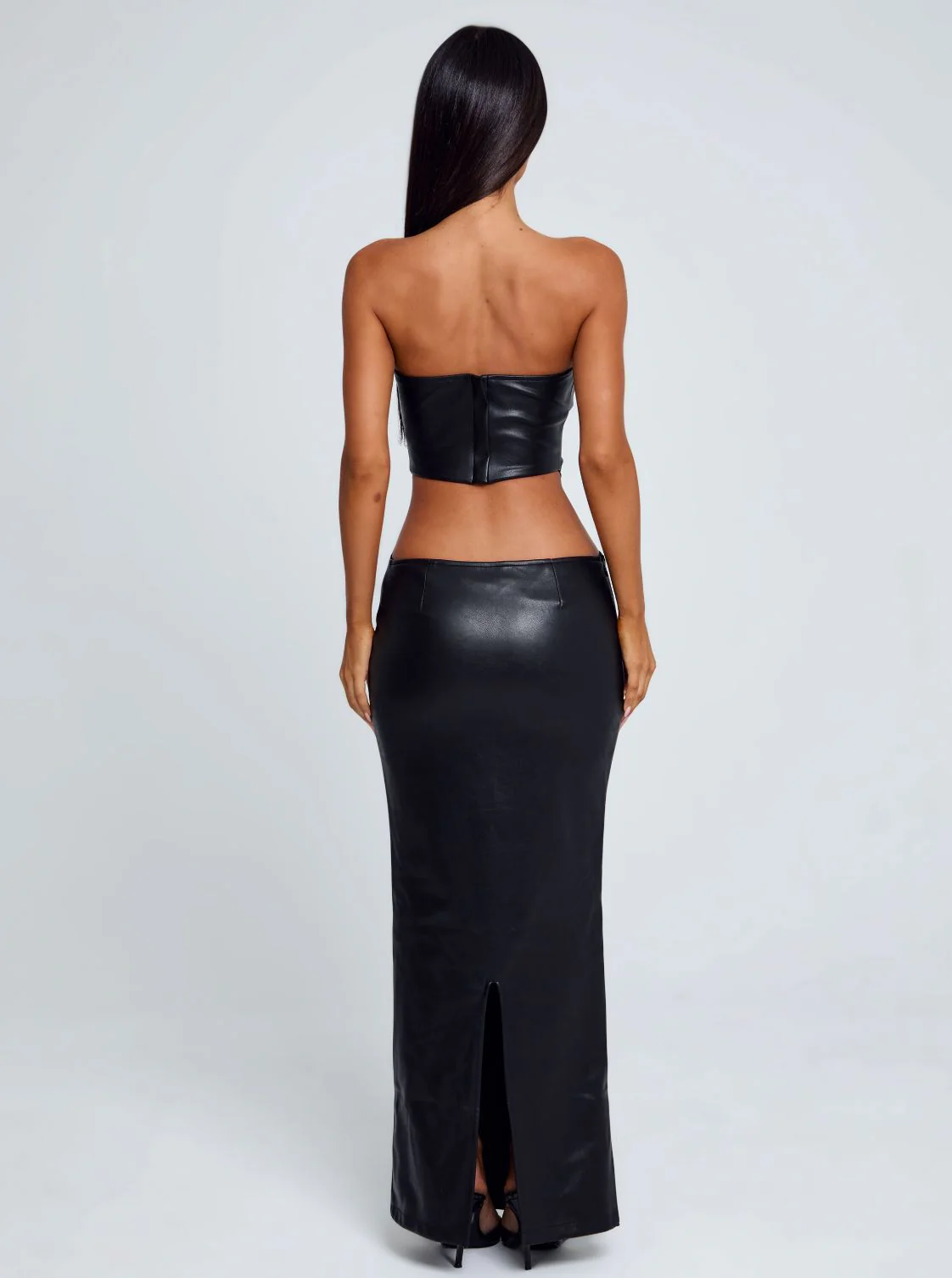 MILARAE MIDI DRESS BLACK - Image 7