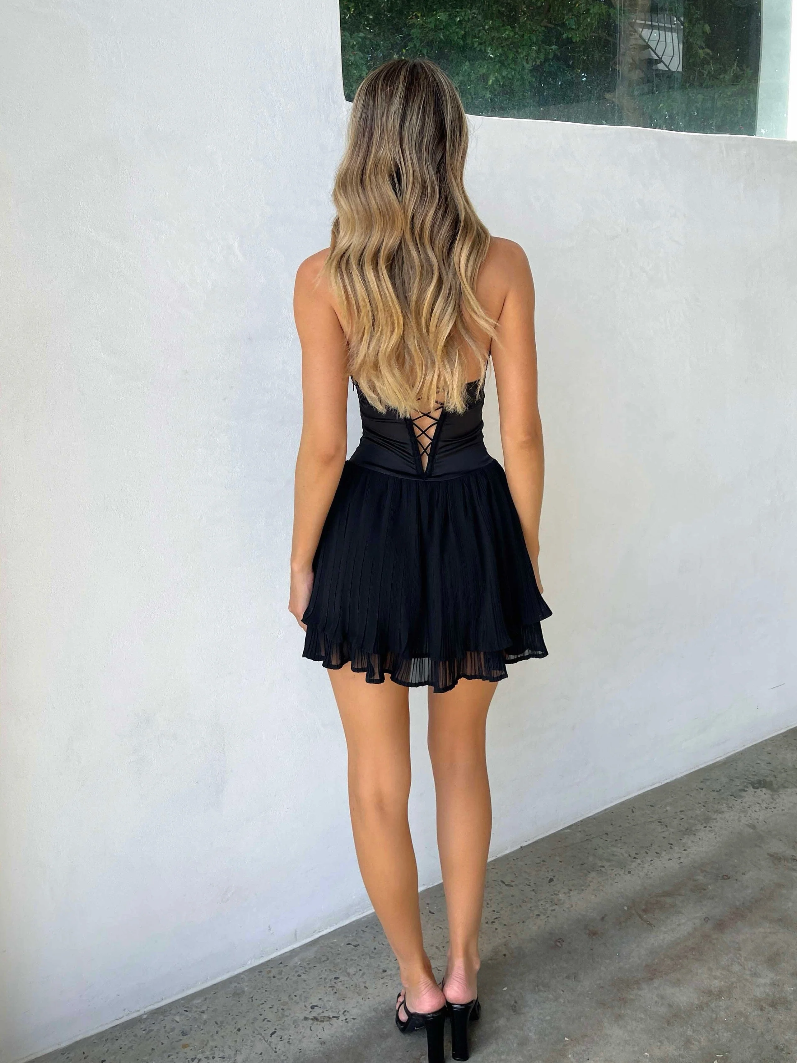 MON AMOUR MINI DRESS BLACK - Image 4