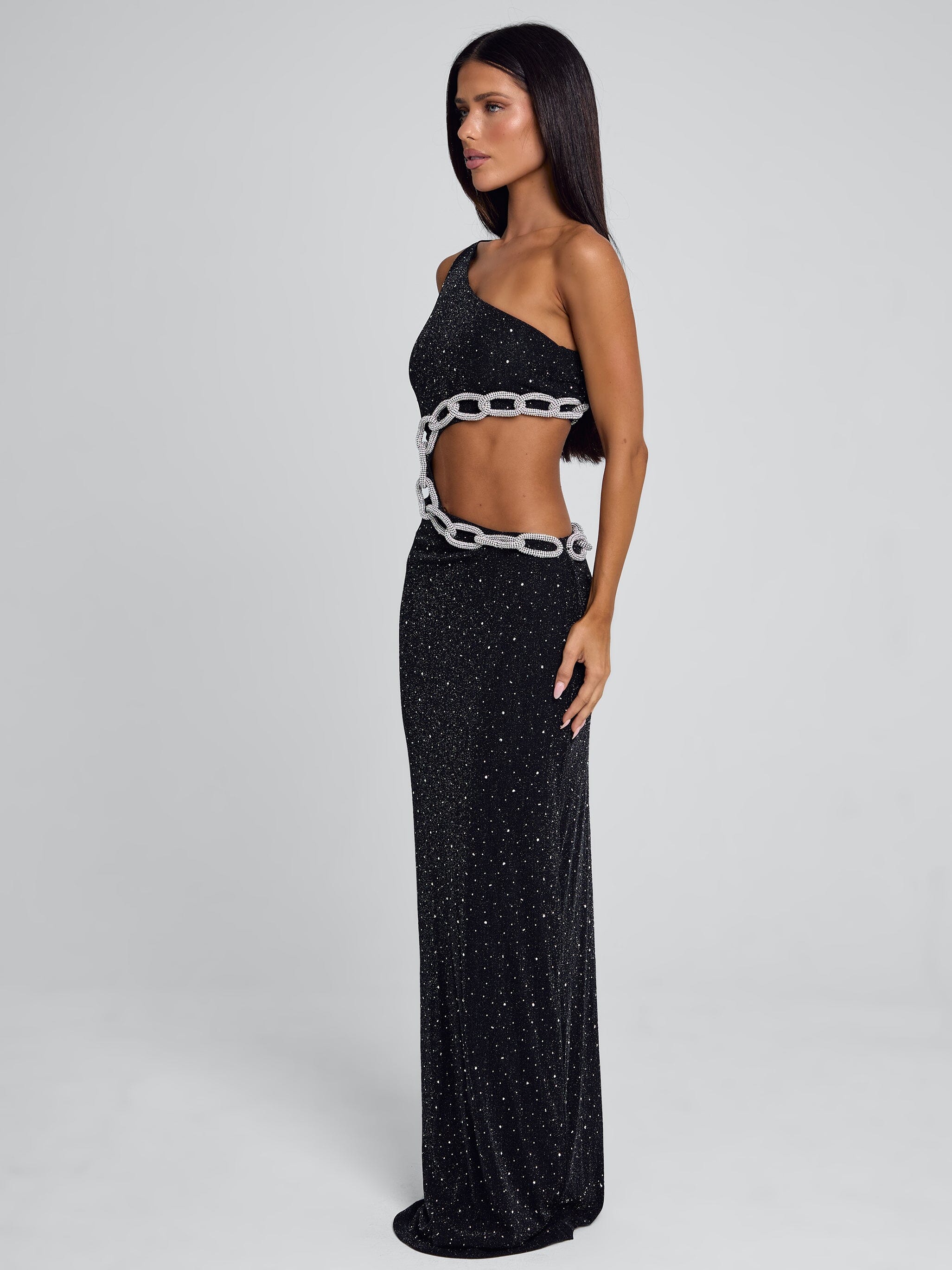 OMRAE MAXI DRESS BLACK - Image 3