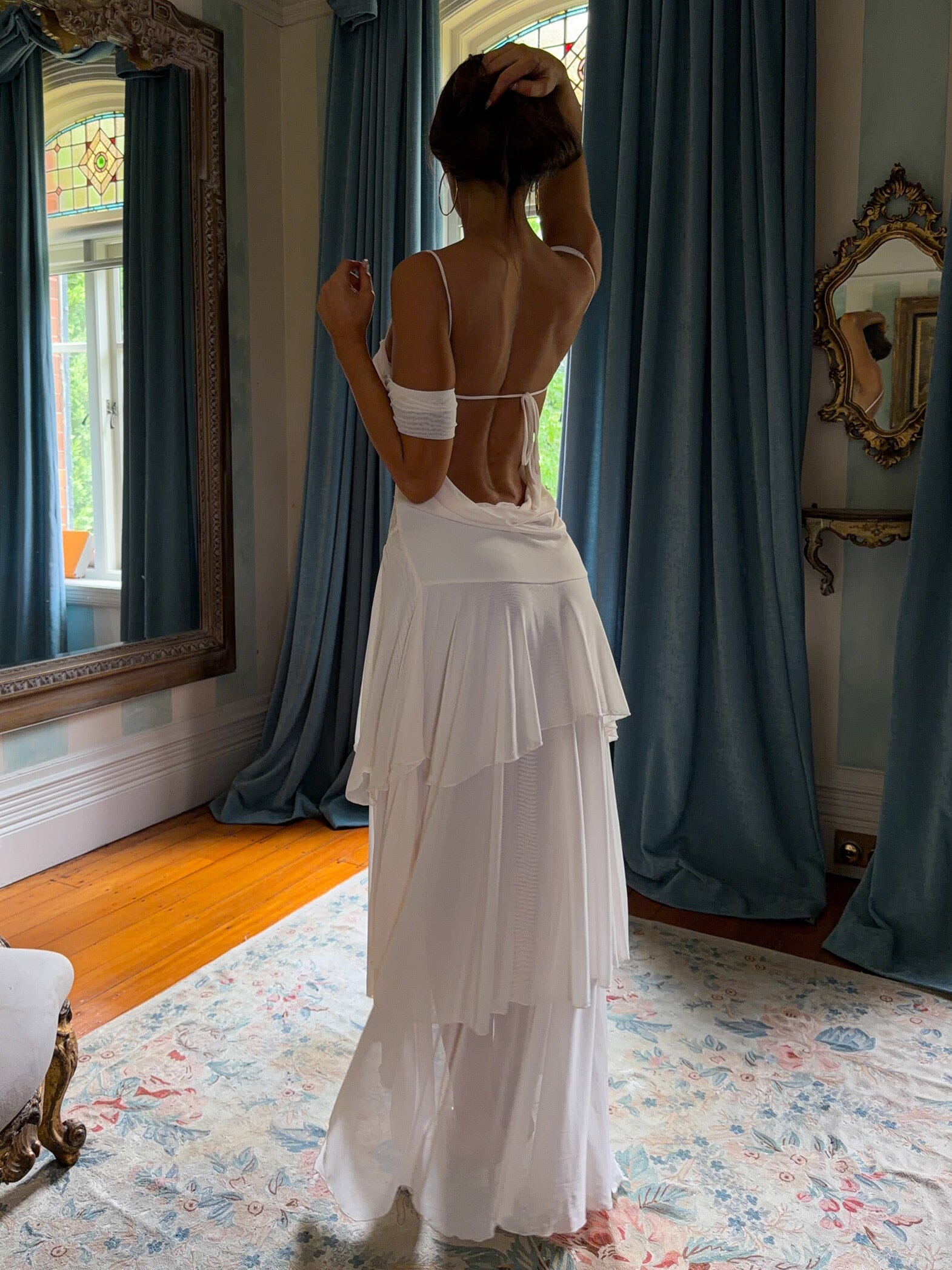 SINORA MAXI DRESS IVORY - Image 6