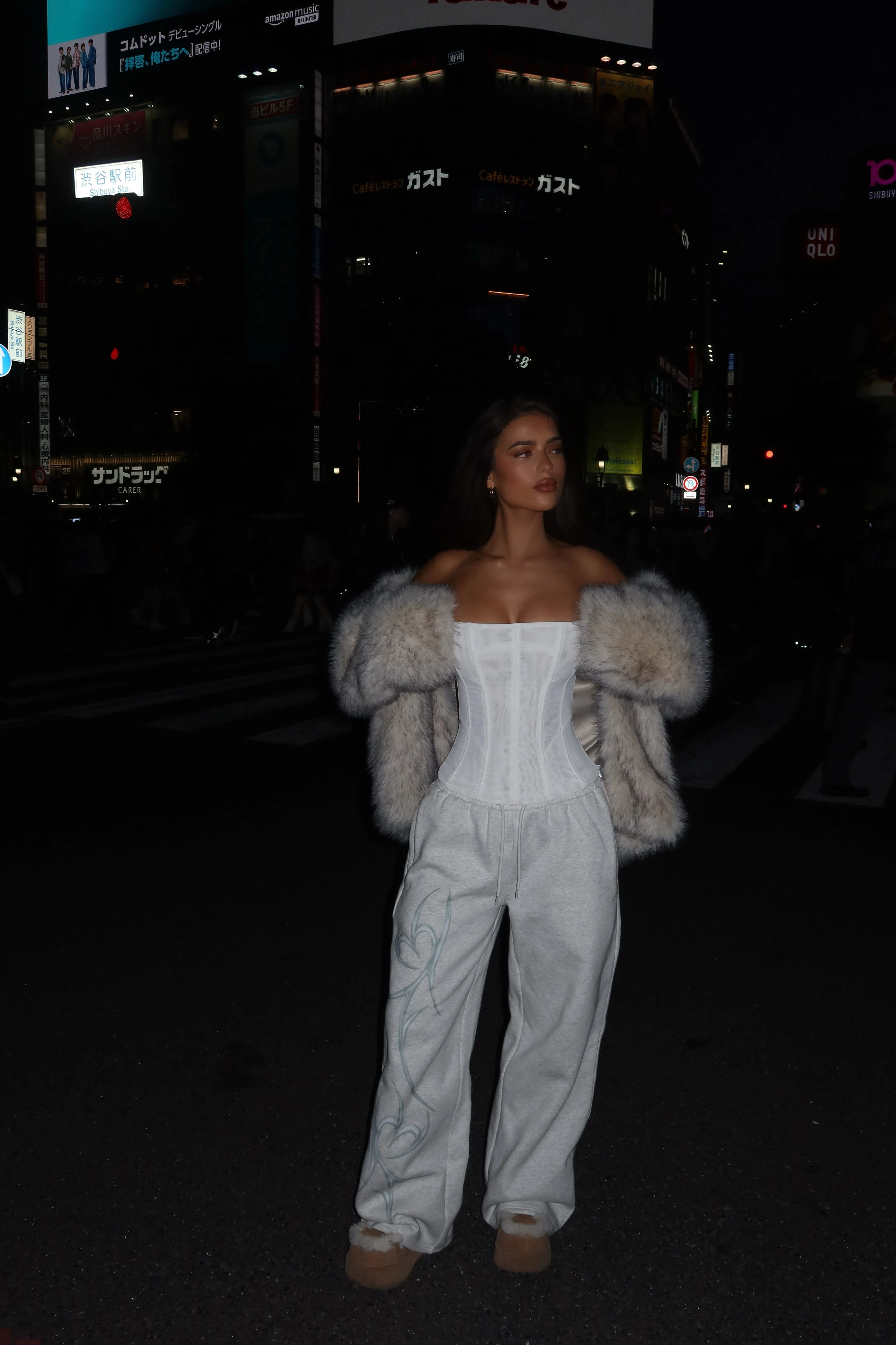 SOLA MESH CORSET TOP WHITE - Image 4