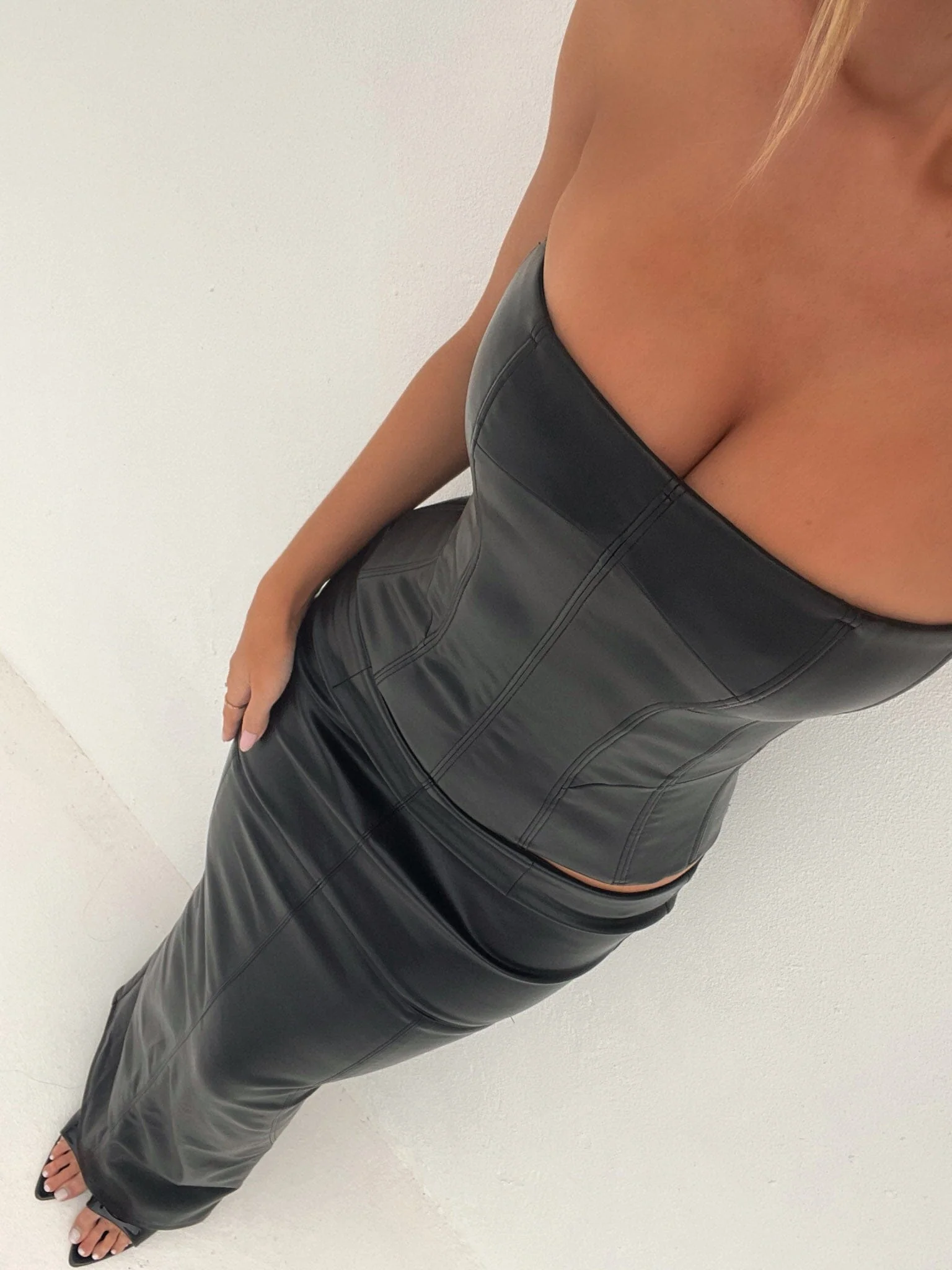 SOLA PU CORSET BLACK - Image 6