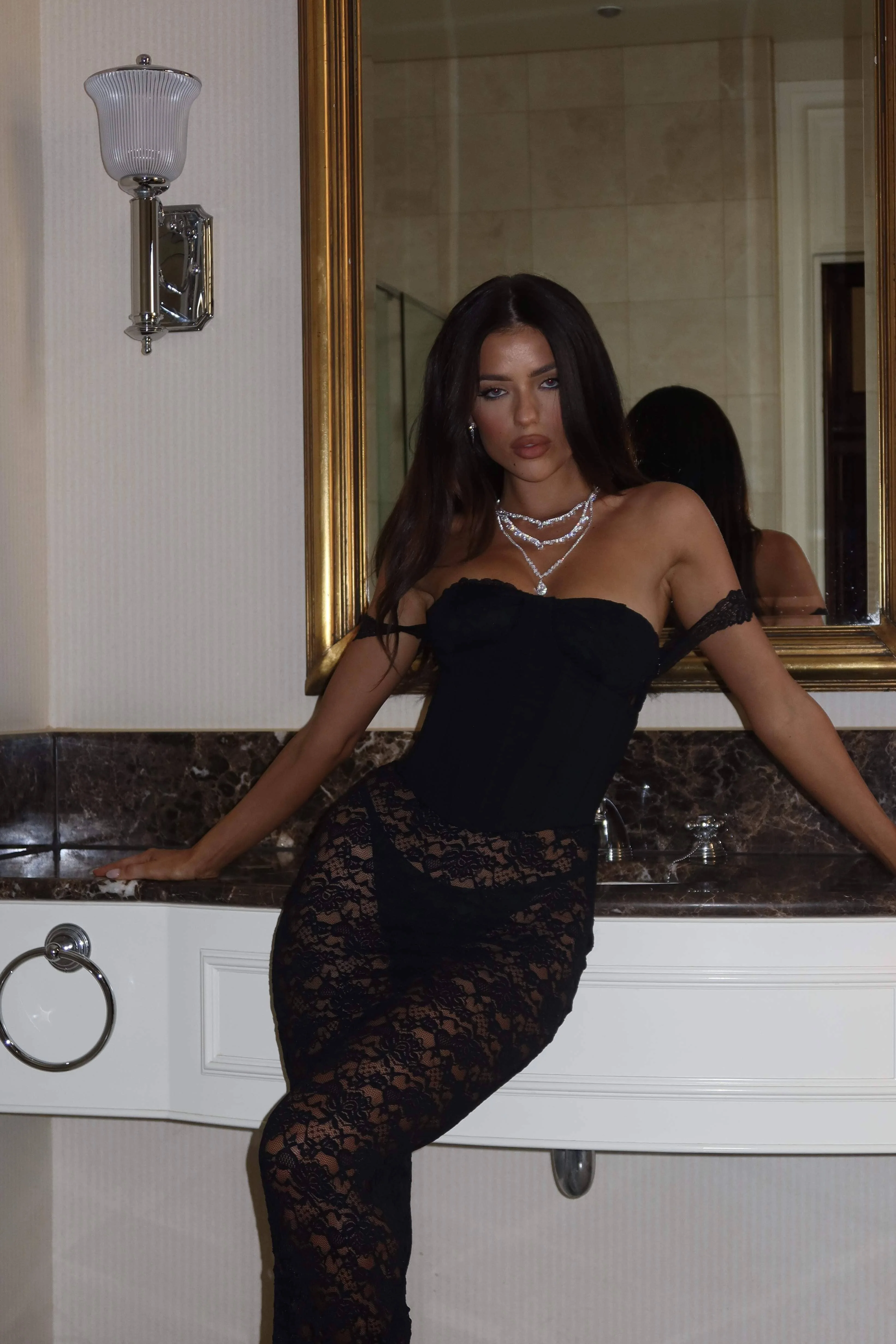 ZANA MAXI DRESS BLACK - Image 7